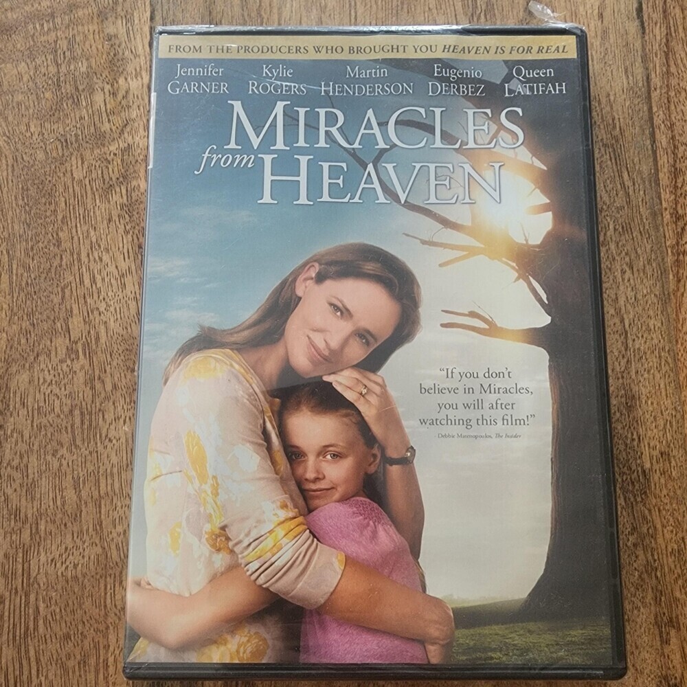 Miracles From Heaven DVD Widescreen Jennifer Garner PG Drama Faith New Sealed
